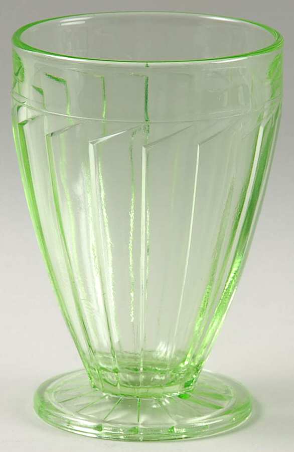 Sierra Green 9 Oz Footed Tumbler by Jeannette-1