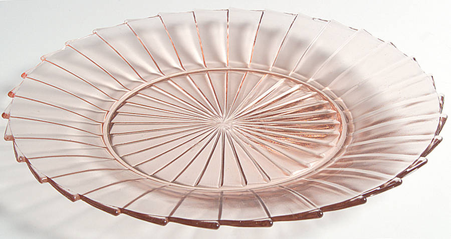 Sierra Pink Dinner Plate by Jeannette-1