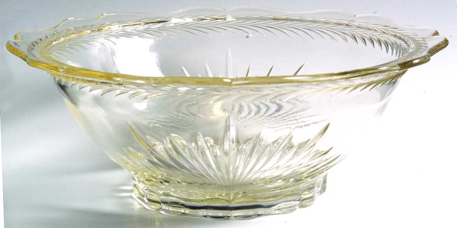 Sunburst "Herringbone" 11" Round Bowl by Jeannette-1