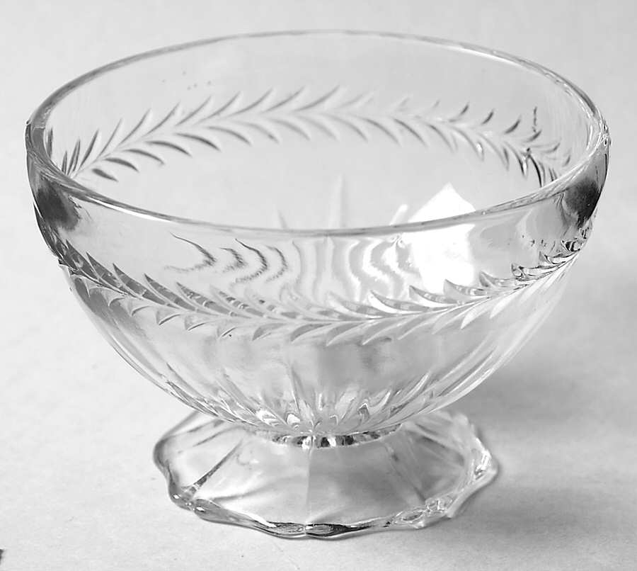 Sunburst "Herringbone" Champagne/Tall Sherbet by Jeannette-1