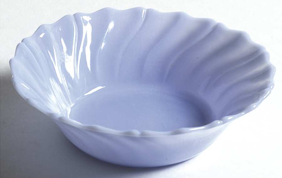 Swirl Delphite Blue Cereal Bowl by Jeannette-1