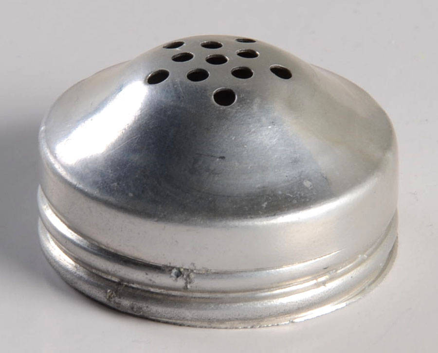 Swirl Ultramarine (Blue Green) Metal Lid for Shaker by Jeannette-1