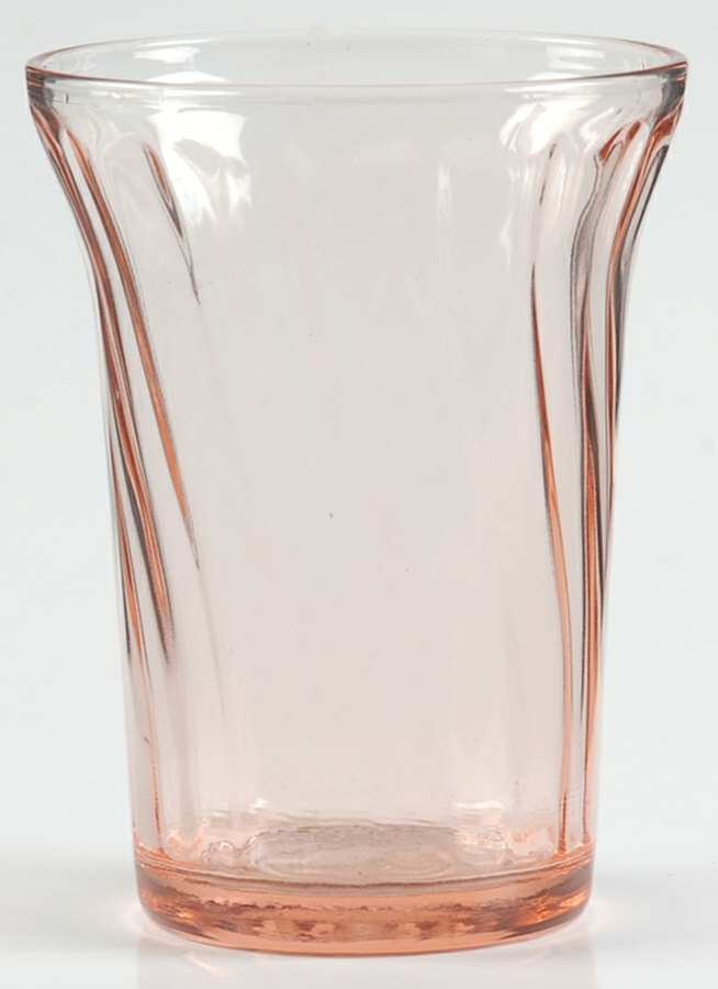 Swirl Pink 9 Oz Flat Tumbler by Jeannette-1