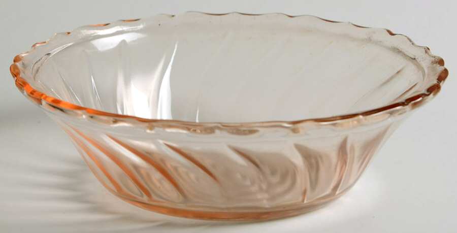 Swirl Pink Cereal Bowl by Jeannette-1