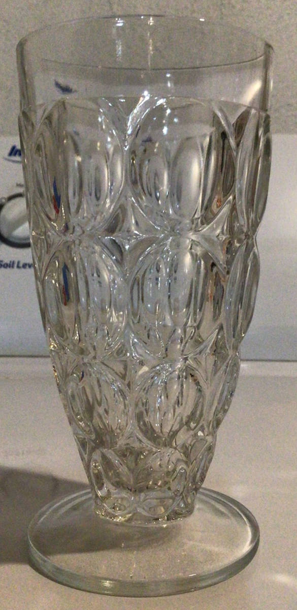 Thumbprint Footed Tumbler by Jeannette-1