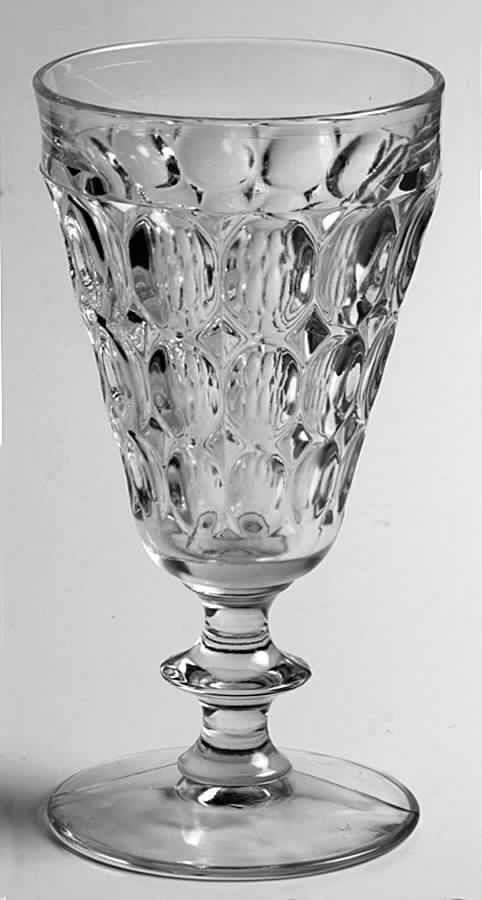 Thumbprint Water Goblet by Jeannette-1