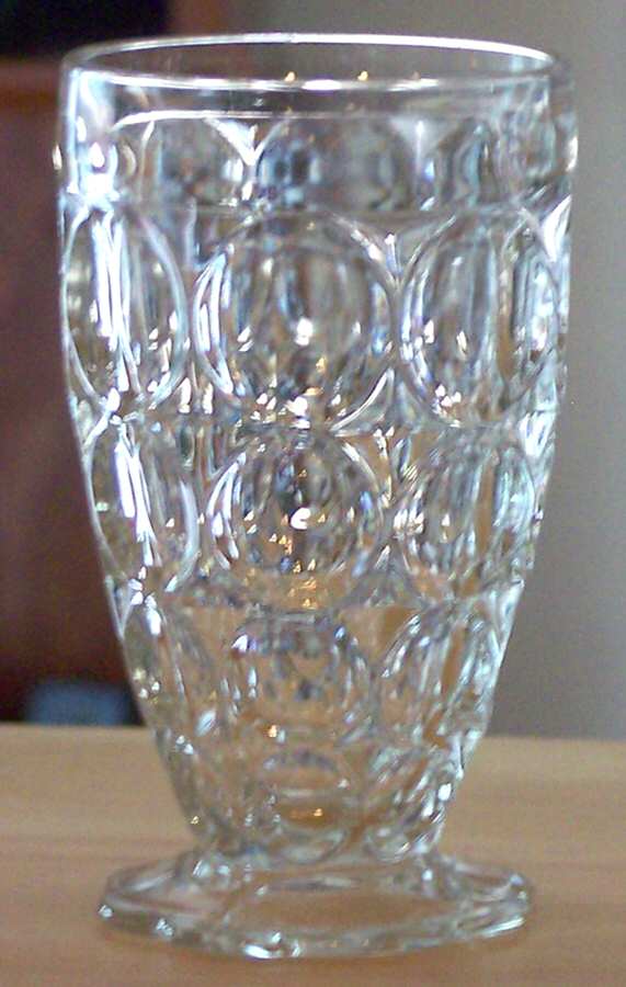Thumbprint Juice Glass by Jeannette-1