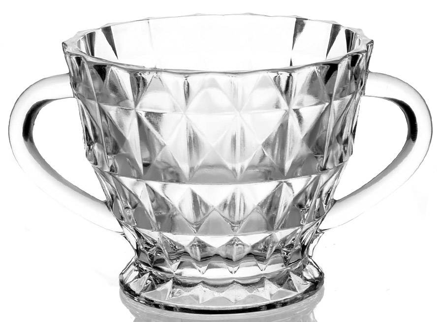 Windsor Clear Footed Open Sugar by Jeannette-1