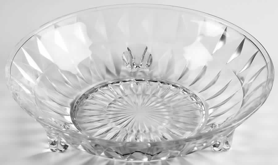 Windsor Clear 3-Toed Footed Bowl by Jeannette-1
