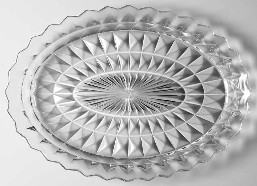 Windsor Clear Under 13" Platter by Jeannette-1