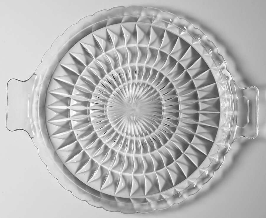 Windsor Clear 11" Sandwich Plate by Jeannette-1