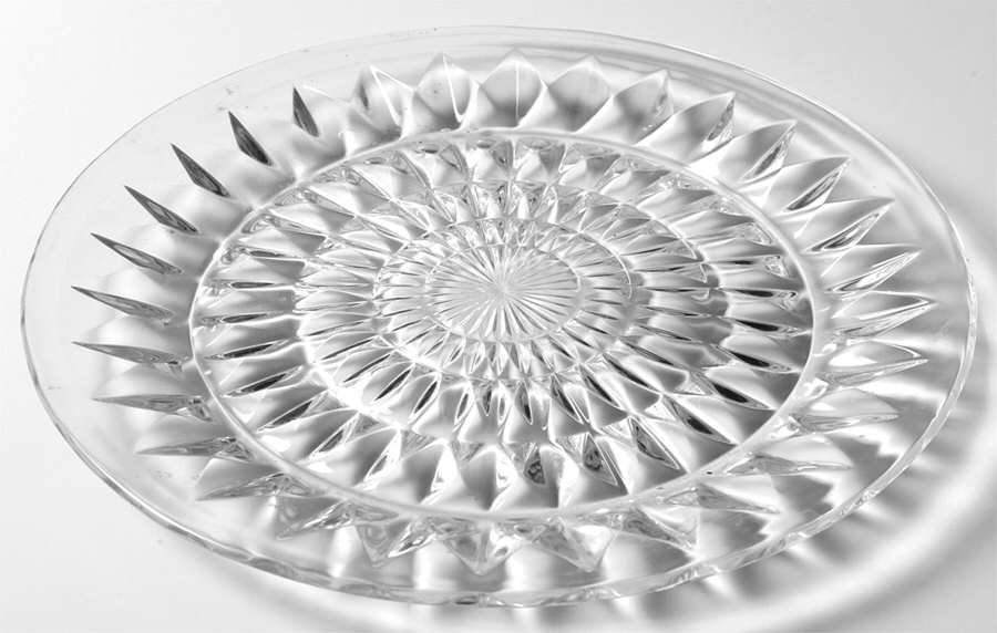 Windsor Clear Dinner Plate by Jeannette-1
