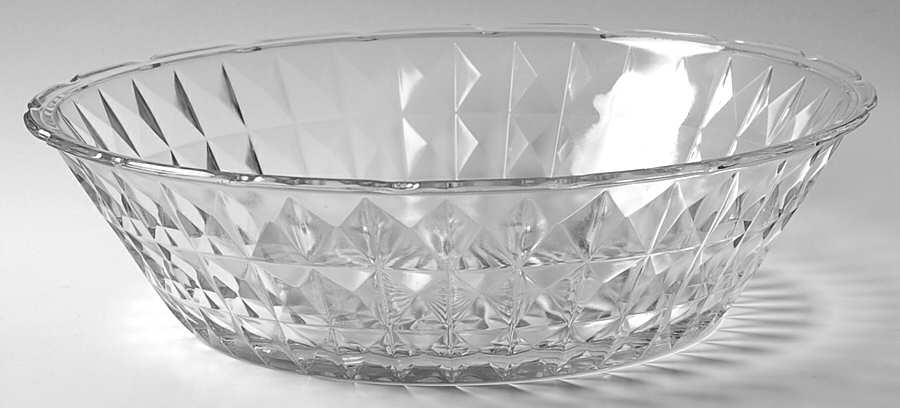 Windsor Clear 12" Large Fruit Bowl by Jeannette-1