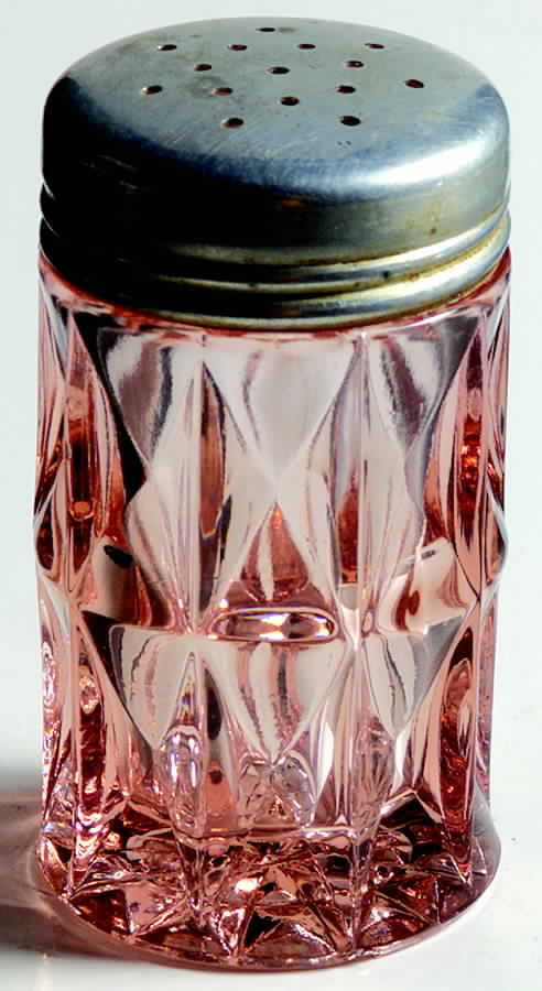 Windsor Pink Shaker with Metal Lid by Jeannette-1