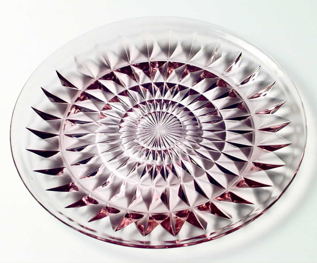 Windsor Pink Dinner Plate by Jeannette-1