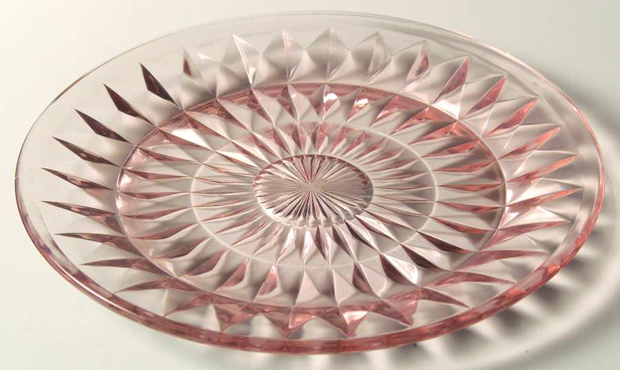 Windsor Pink 7" Salad Plate by Jeannette-1