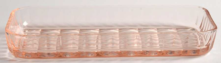 Windsor Pink Rectangular Tray by Jeannette-1