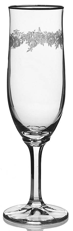 Sweetheart Rose Fluted Champagne by Johann Haviland-1