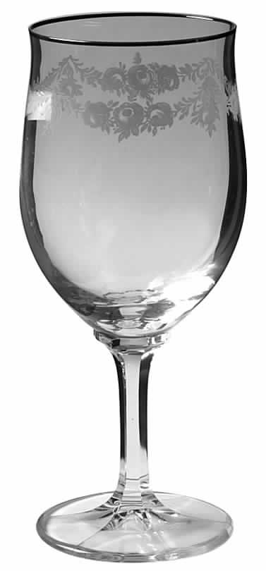 Sweetheart Rose Water Goblet by Johann Haviland-1