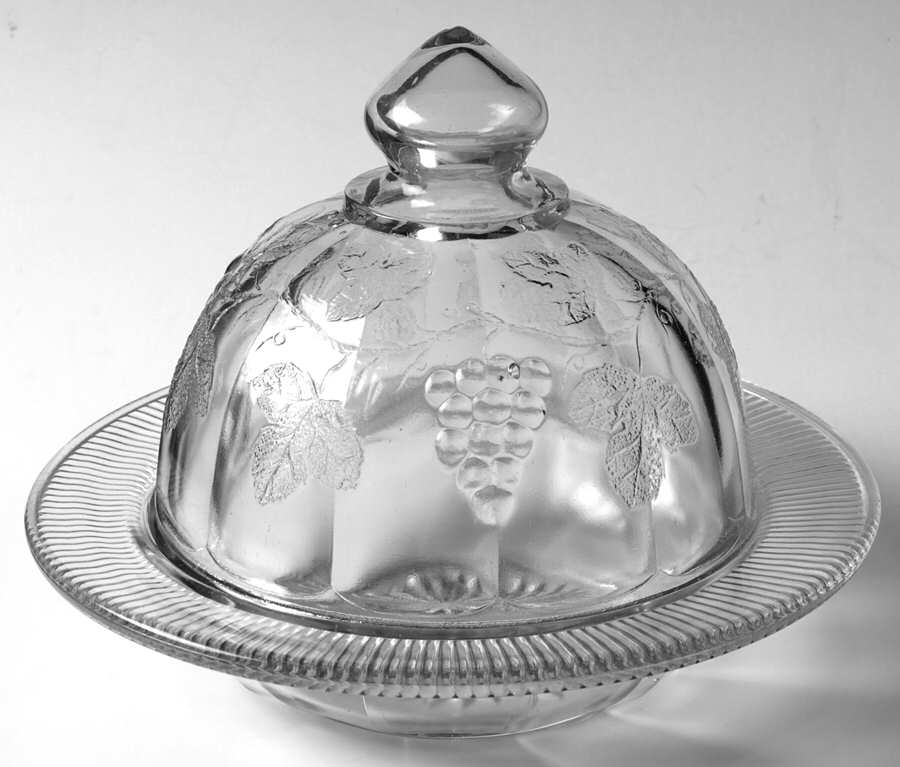 Grape Jug Round Covered Butter by Jenkins-1