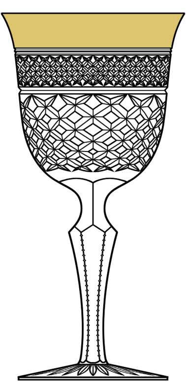 Ernestine Water Goblet by Josair-1