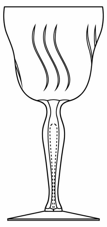 Louise Water Goblet by Josair-1
