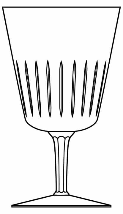 Melanie Water Goblet by Josair-1