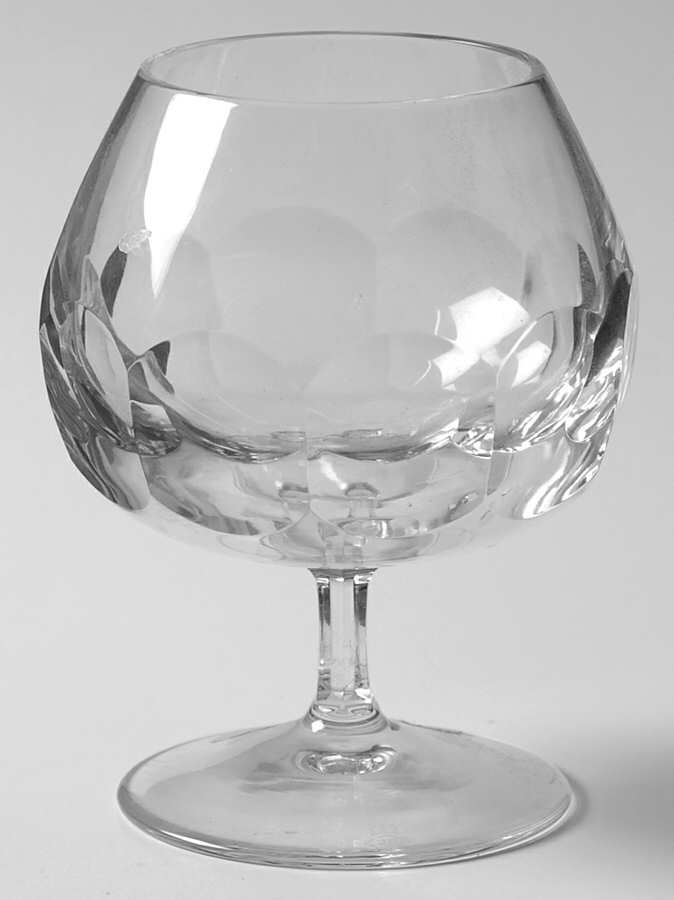 Panel Cut Brandy Glass by Josair-1