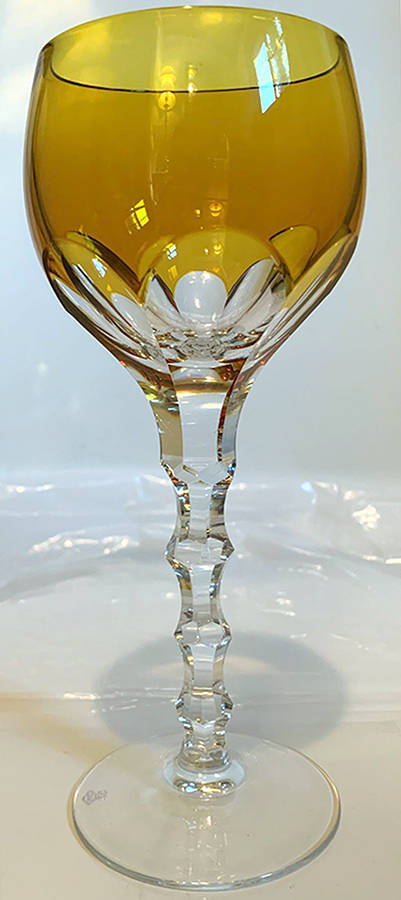 Sculpture Amber Hock Wine by Josair-1
