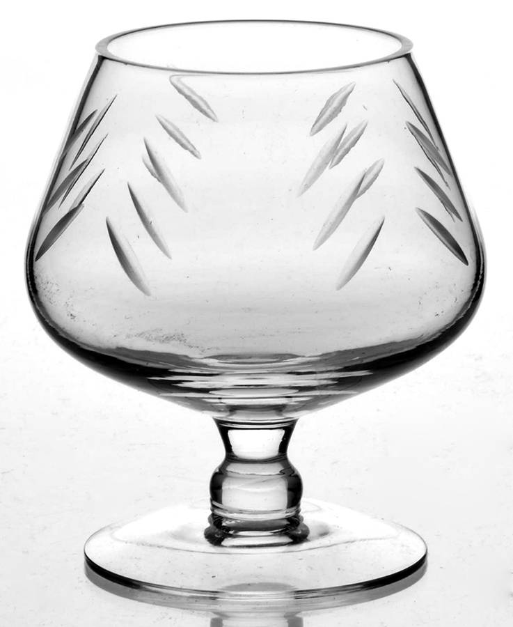 Rain (Stem #120) Small Brandy Glass by Javit-1