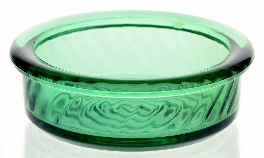Swirl Ultramarine (Green) Coaster by Jeannette-1