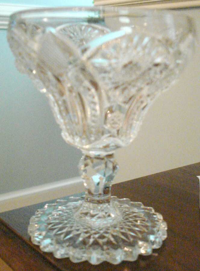 Kenneth Champagne/Tall Sherbet by Jefferson Glass-1