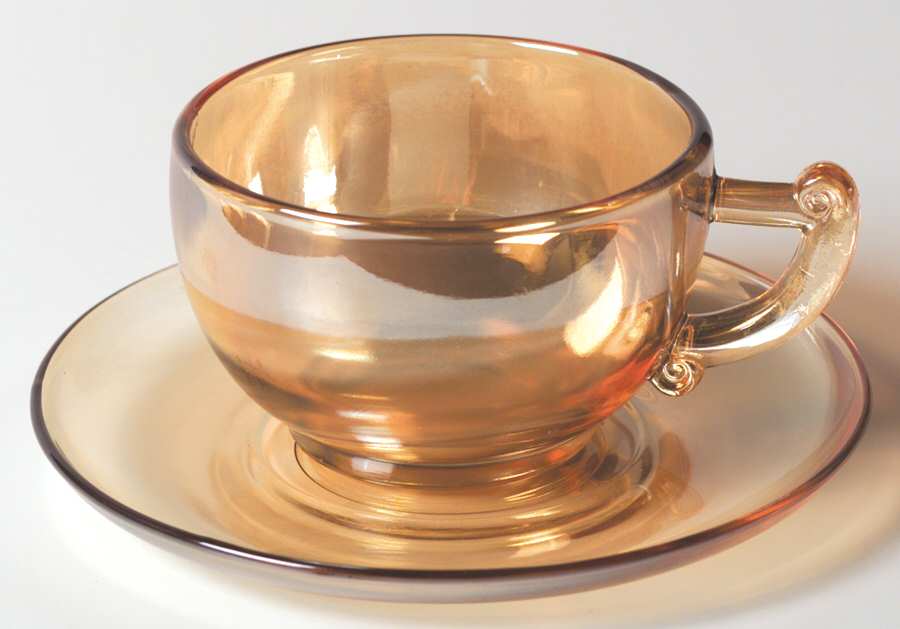 Moderne Cup and Saucer Set (Punch Cup) by Jeannette-1