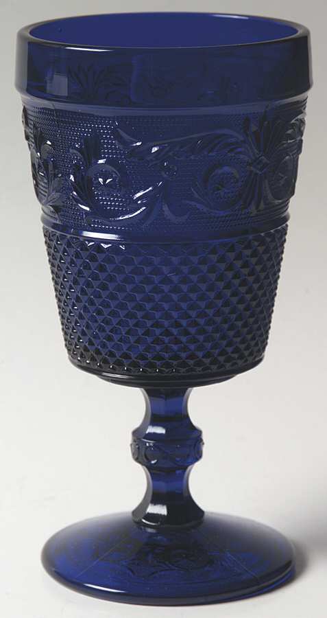 Everyday Glass Blue Water Goblet by Johnson Brothers-1