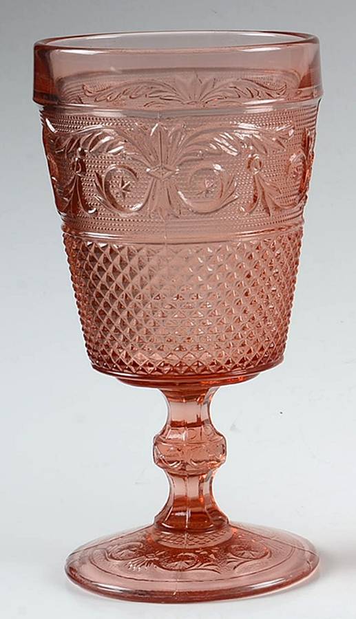 Everyday Glass Pink Water Goblet by Johnson Brothers-1