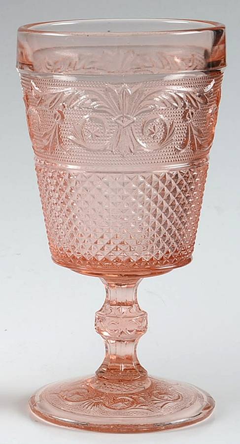 Everyday Glass Pink Water Goblet by Johnson Brothers-1