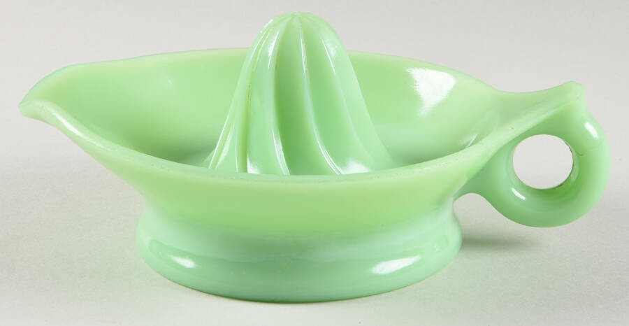 Jadite Lemon Reamer by Jeannette-1