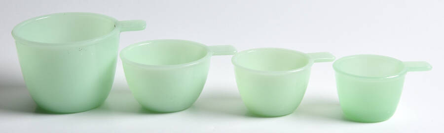 Jadite Measuring Set (1, 1/2, 1/4, 1/3 Cups) by Jeannette-1
