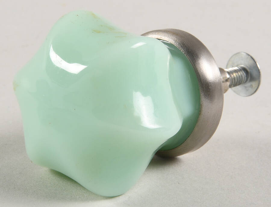 Jadite Drawer/Cabinet Pull/Knob by Jeannette-1