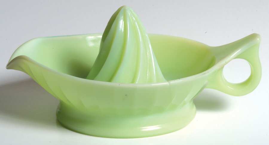 Jadite Lemon Reamer by Jeannette-1