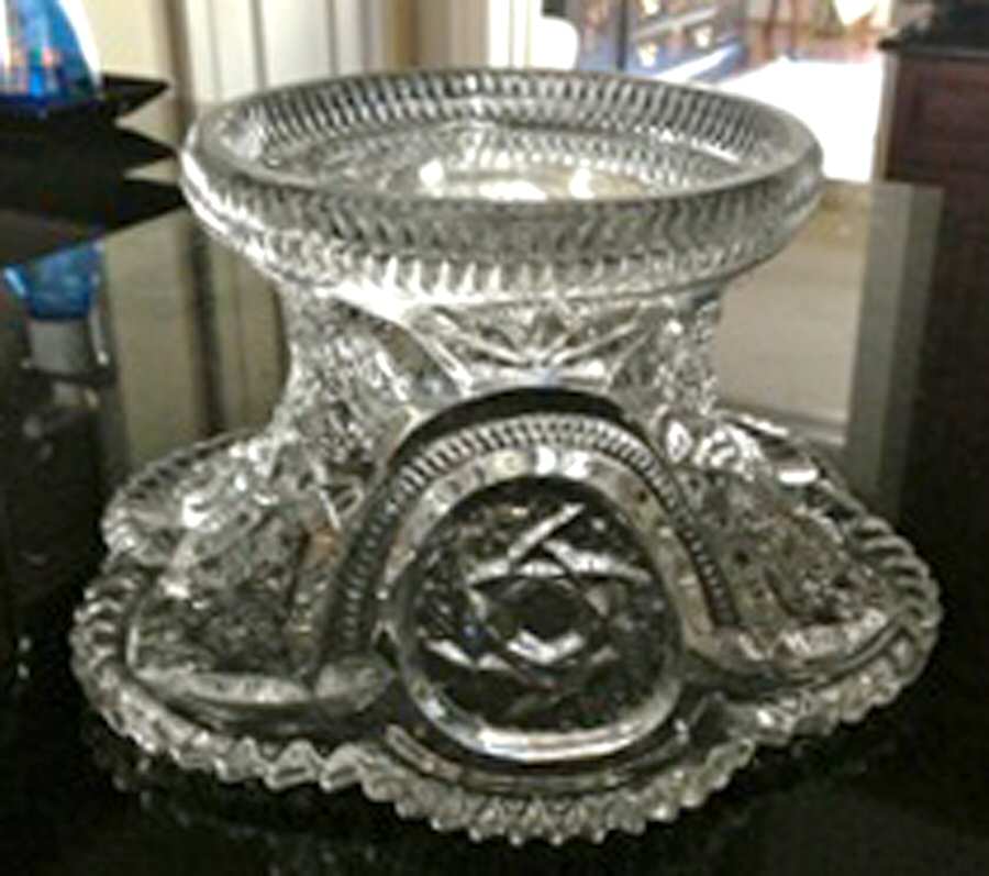 Azmoor Punch Bowl Stand by Jefferson Glass-1