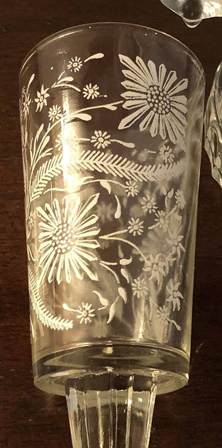 Cosmos Clear 5" Peg Vase by Jeannette-1