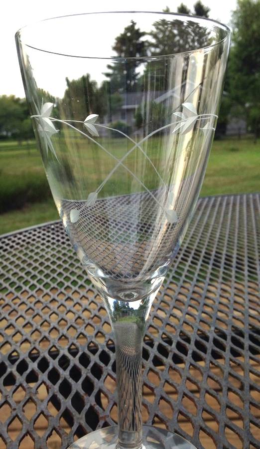 Starflower (Stem #145) Water Goblet by Javit-1