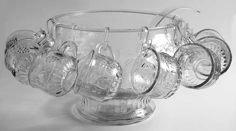 Fruit Clear (18 Piece) Punch Set by Jeannette-1