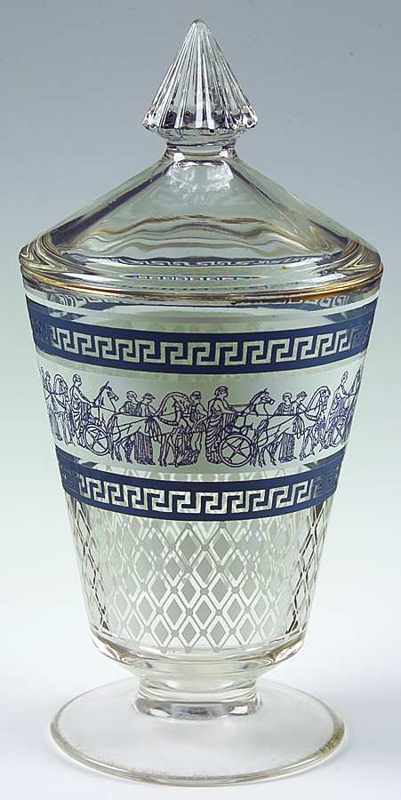 Patrician Candy Jar & Lid by Jeannette-1