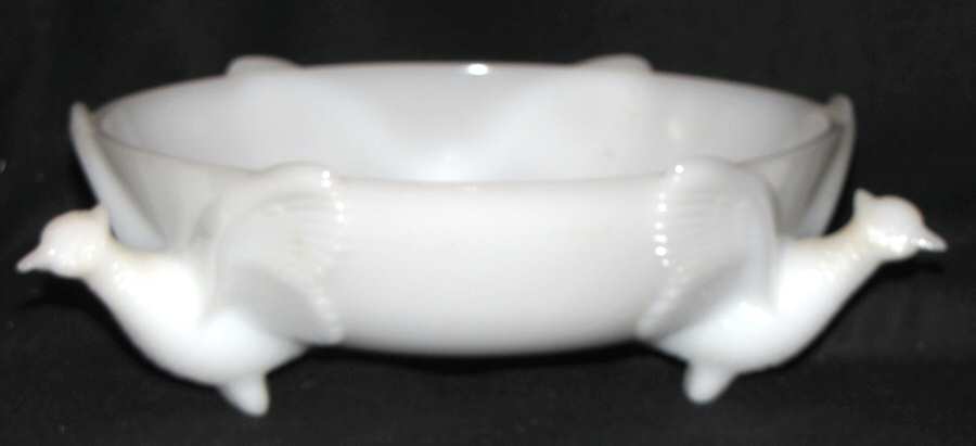 Jeannette Animals & Figurines Footed Pheasant Bowl by Jeannette-1