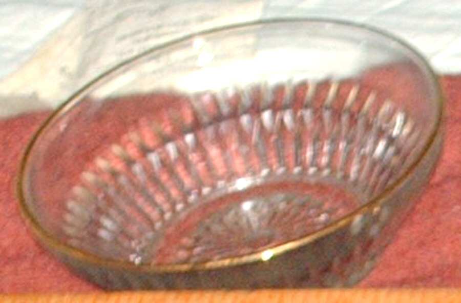 Anniversary Gold Small Fruit Dessert Bowl by Jeannette-1