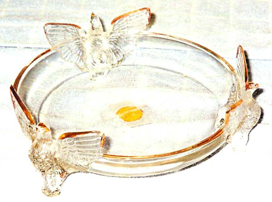 Eagle 3-Toed Footed Bowl by Jeannette-1