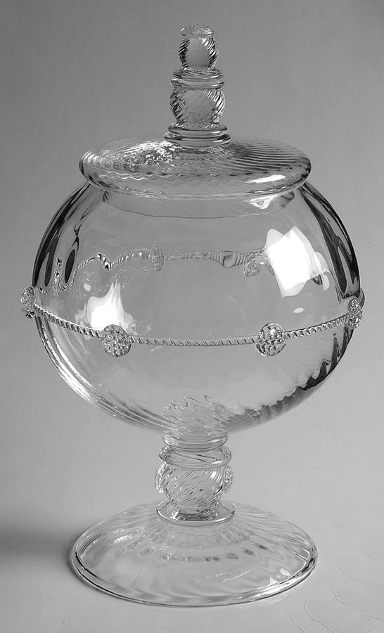 Graham Footed Urn & Lid by Juliska Glassware-1