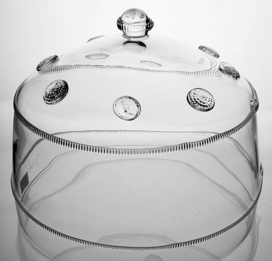 Isabella Clear Glass Dome for 12" Cake Stand by Juliska Glassware-1